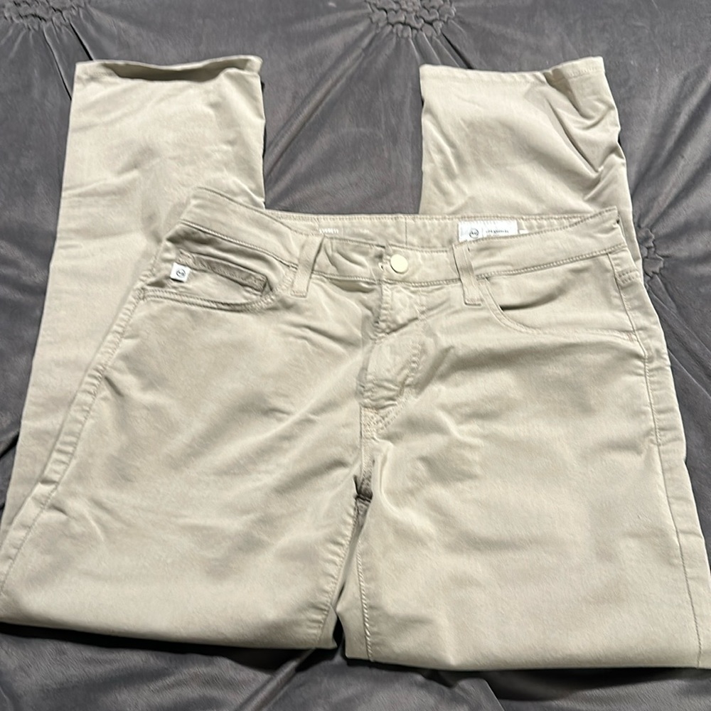 Gray lightweight chino pants. Soft to touch.